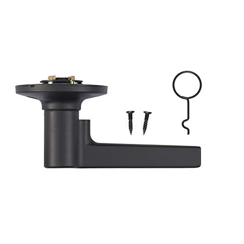 Amazon Basics Manchester Interior Door Handles, Non-Locking Dummy Lever, Left or Right Handing, 12-Pack, 65mm Dia x 104mm L, Matte Black view 3