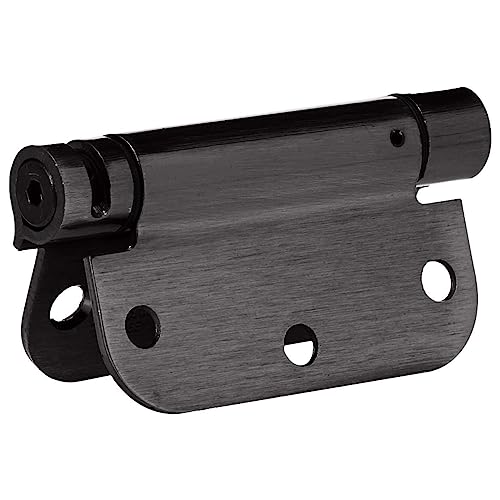 Amazon Basics Self-Closing Door Hinge, 3.5 Inch x 3.5 Inch, Oil-Rubbed Bronze, 1-Piece, Hardware Included view 2