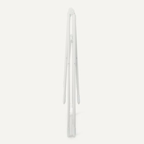 Amazon Basics Foldable 2-Wing Metal Clothes Drying Rack, 61x23.6x39.3 inches, White