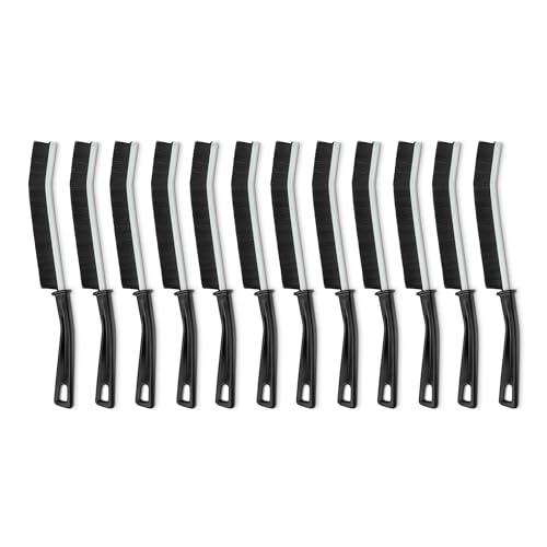 Amazon Basics Hard Bristle Grout and Tile Cleaning Brush, 12-Pack