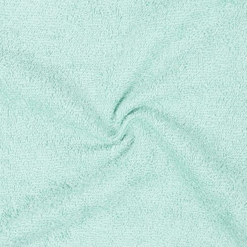 Amazon Basics Highly Absorbent, Soft & Durable 100% Cotton Washcloths for Bathroom, Body and Face, Lightweight, Fast Drying, 12 x 12 inches, Seafoam Green, Ice Blue, White, 24-Pack view 2