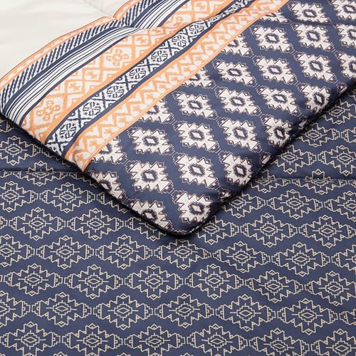 Amazon Basics Lightweight Microfiber Comforter Set, 2-Piece, Twin/Twin XL, Gray Geometrics view 3