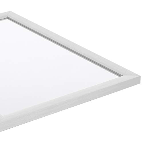 Amazon Basics Rectangular Wall Mount Mirror for Bedroom, Living Room, Entryway, Standard Trim, 20" x 28", Nickel view 3