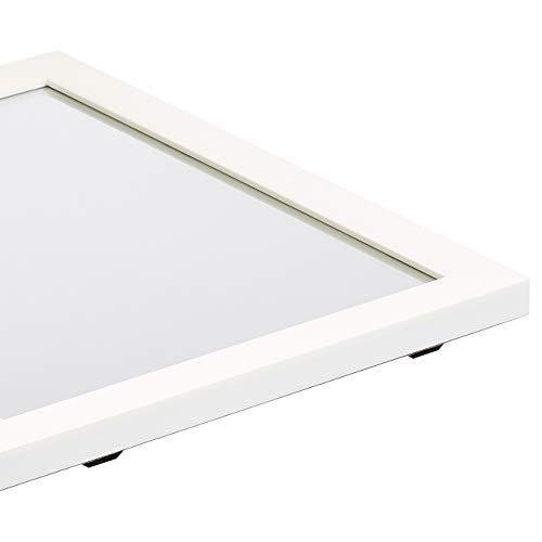 Amazon Basics Rectangular Wall Mount Mirror for Bedroom, Living Room, Entryway, 20" x 28", Standard Trim, White, Hangs Horizontally or Vertically view 3