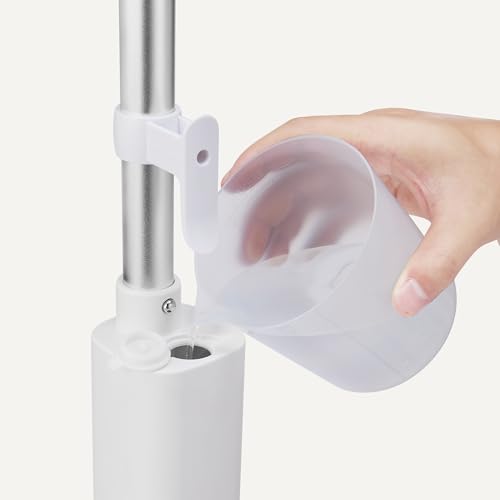 Amazon Basics Steam Mop for All Sealed Hard Floors, Heats Up in 30 Seconds, Chemical-Free Cleaning, 3 Washable Pads, 20-Foot Cord, White view 3