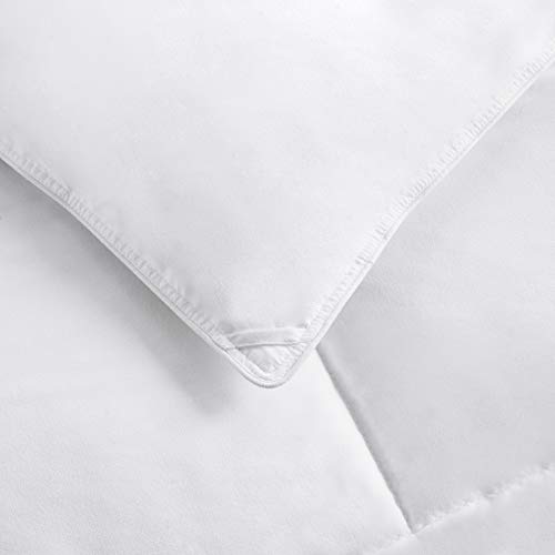 Amazon Basics White Down Alternative Comforter and Duvet Insert with Corner Tabs, Machine Washable, Twin, All-Season view 3