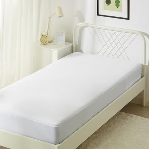 Amazon Basics Zippered Mattress Encasement - Waterproof & Bed Bug Proof, Twin