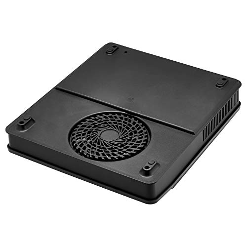 Amazon Basics 1800W Electric Portable Induction Cooktop, Induction Burner with Child Lock, Overheat Protection, Timer, 8 Power Settings, Up to 440°F, for Cookware with Diameter 5.7"-8.2", Black