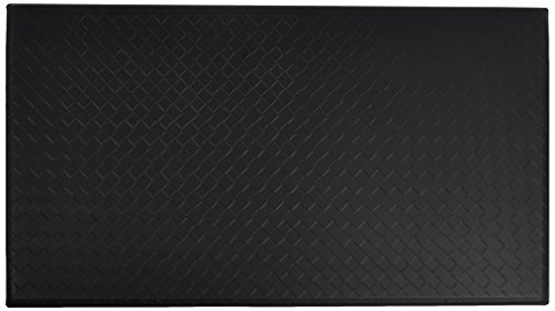 Amazon Basics Anti-Fatigue Standing Mat, Non-Slip, Comfort Mat for Home and Office, 20W x 36L x 0.6Th in, Black, 1-Pack
