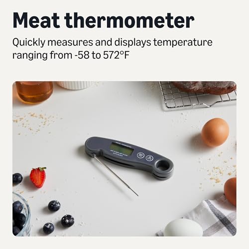Amazon Basics Instant Read Digital Meat Thermometer, Water-Resistant view 2