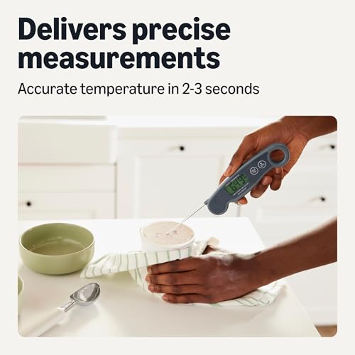 Amazon Basics Instant Read Digital Meat Thermometer, Water-Resistant view 3