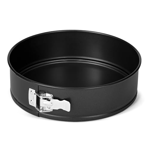 Amazon Basics Nonstick Springform Pan, Dishwasher and Oven-Safe, 10 in., Carbon Steel