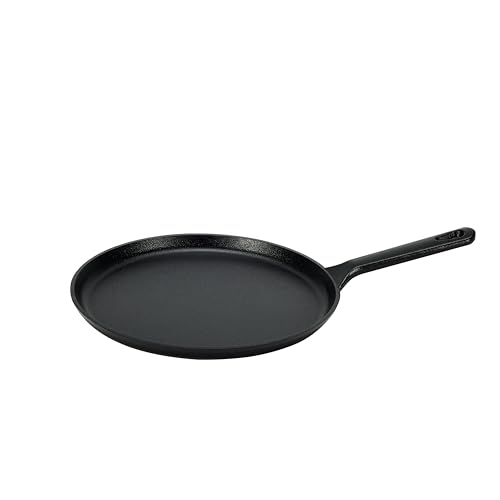 Amazon Basics Pre-Seasoned Cast Iron 5-Piece Cookware Set, Oven Safe, Cooks Evenly, 14.17 x 12.2 x 10.63 in, Black view 3