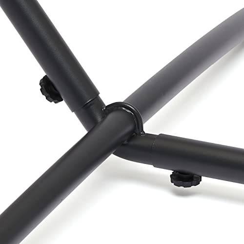 Amazon Basics 2 Person Heavy Duty Portable Sturdy Hammock Stand for Outside, Easy Assembly, Includes Carrying Case, 9 foot, Black view 3