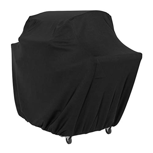 Amazon Basics Gas Grill Barbecue Cover for Outdoor, Waterproof, Anti-UV, Durable Heavy Duty, 60 inch, Medium, Black