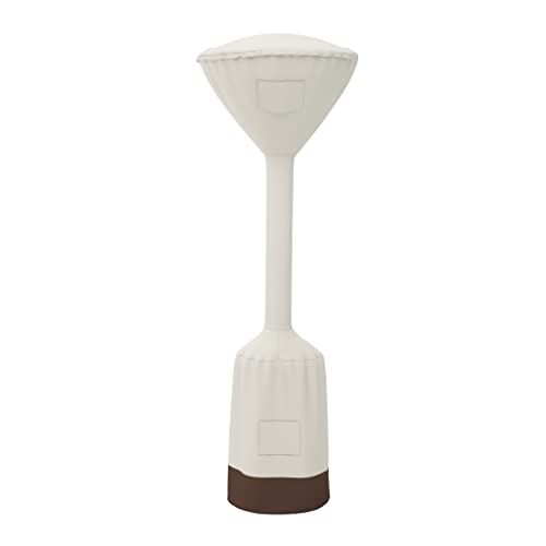 Amazon Basics Outdoor Round Stand Up Patio Heater Cover, Tan, 36" x 18.5" x 95"