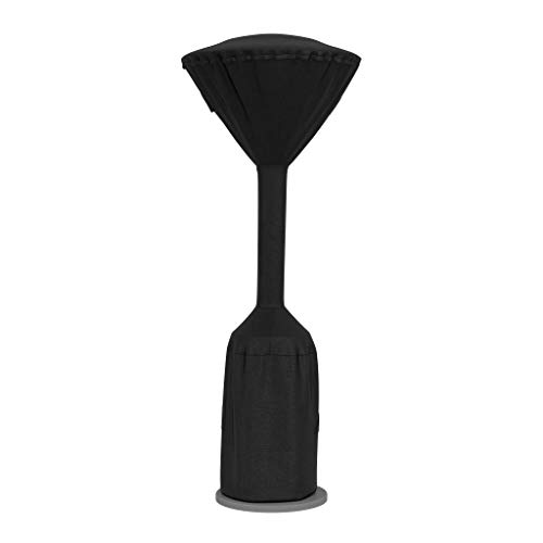 Amazon Basics Outdoor Round Stand Up Patio Heater Cover, Black, 36" x 18.5" x 95"