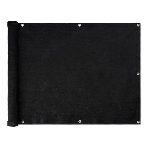 Amazon Basics Privacy Screen Fence, Black, 1-Pack