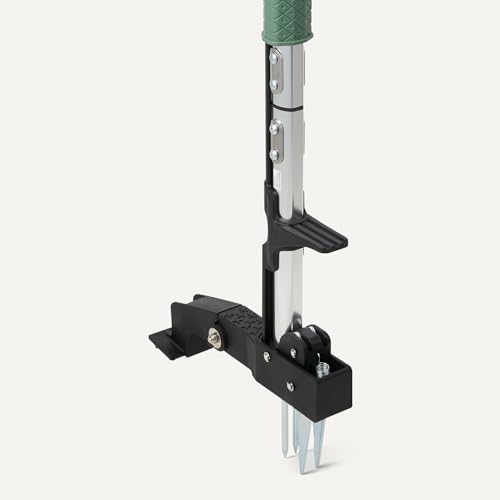 Amazon Basics Stand Up Weed Puller for Garden and Backyard, 4 Claw, 39.61", Black/Olive view 3