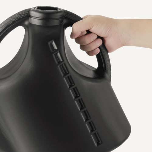 Amazon Basics, Watering Can, Black, 2.64 Gallon Capacity view 3