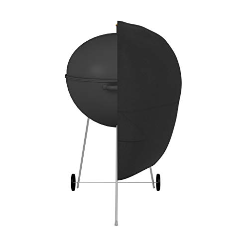 Amazon Basics Waterproof Anti-UV Durable Grill Cover for Outdoor Charcoal Kettle, BBQ, 28"L x 28"W x 38"H, Black
