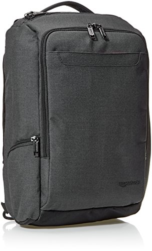 Amazon Basics Slim Carry On Laptop Travel Overnight Backpack - Black view 2