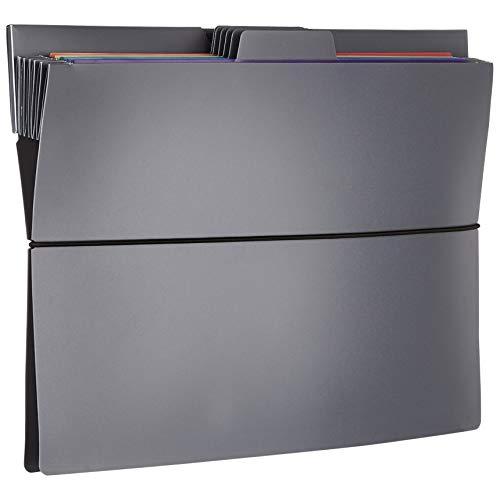 Amazon Basics 36-inch Hanging File Folders, Space Saving Multicolor Organization System with Pockets, Portable Letter Size Paper Storage for Home Office, School & Classroom view 3