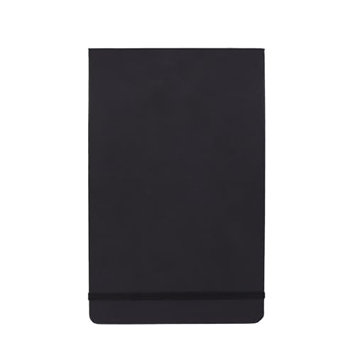 Amazon Basics Art Sketch Book, L Size 5.25" x 8.25", 72 Sheets, Sketch Pads for Drawing, Black