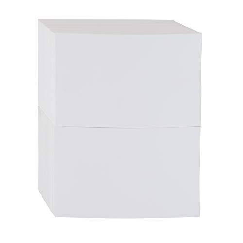 Amazon Basics Blank Index Cards, White, 4" x 6", 1000 Count (Pack of 2)