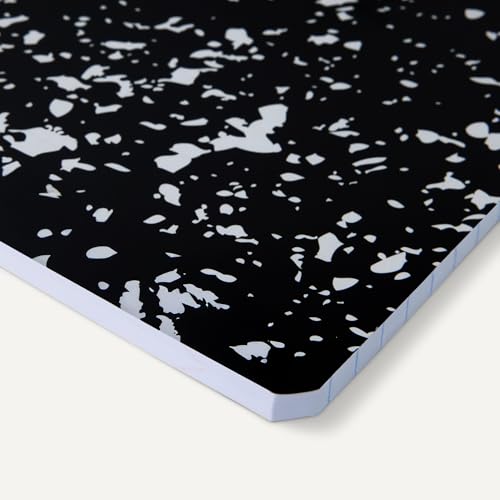 Amazon Basics Composition Notebook, Wide Ruled, 100 Sheets, 1 pack, Marble Black, 9.75" x 7.5" for School, Home, and Office Use view 3