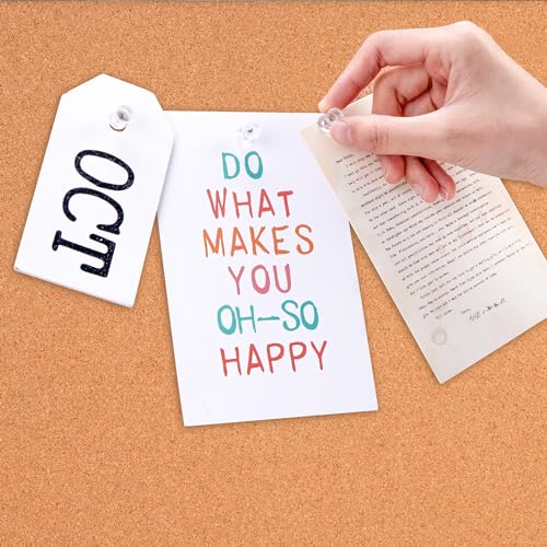 Amazon Basics Cork BulletinBoard, 23" x 17", Pin Board for Office & Home with Aluminum/Plastic Frame, 1 Pack