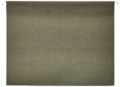 Amazon Basics Hanging File Folders with Adjustable Tabs, Sturdy Expandable Document Organizer, Letter Size 8.5x11 inch, Green, 25-Pack view 3