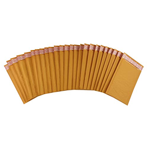 Amazon Basics Kraft Bubble Mailer, 6" x 10" (Internal Size - 5.75" x 9"), 25-Pack