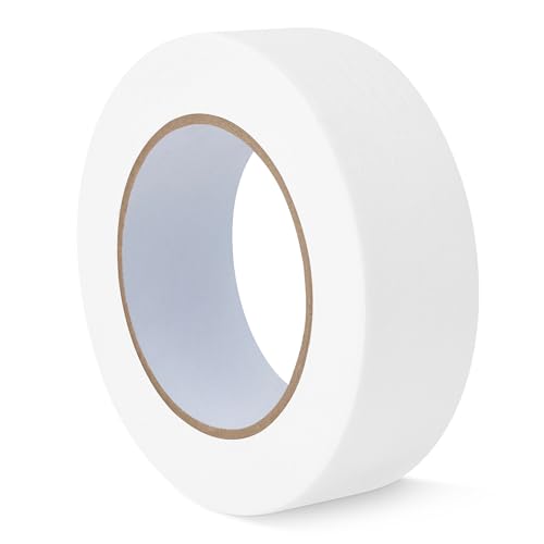 Amazon Basics Original Multi-Surface Masking Tape, White, 1.41 inches x 60 Yards, 1 Roll