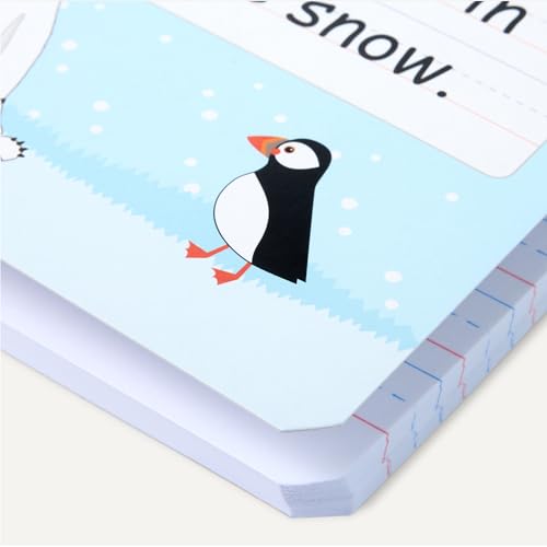 Amazon Basics Primary Composition Notebook, Extra Wide 1/2" Ruled Lines, 9.75" x 7.5", 100 Sheets, Multiple Colors, 15-Pack view 3