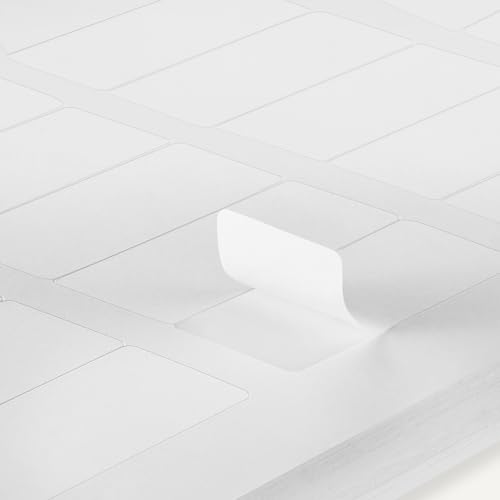 Amazon Basics Printable Address Labels, White, 2/3" x 1-3/4", 3000 Blank Mailing Labels view 3