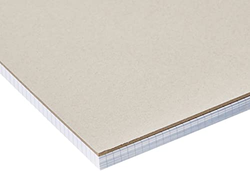 Amazon Basics Quad-Ruled Graph Paper Pad with Sturdy Back, Perforated, 8.5" x 11.75", White, 100 Sheets/Pad, 2-Pack view 3