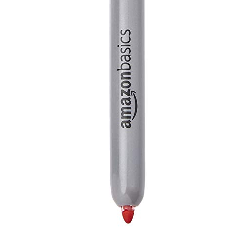 Amazon Basics Retractable Permanent Markers, Quick Drying Fade Resistant Ink, Versatile Art Supplies for Drawing, for Home, School, and Office Use, Assorted Colors, 12 Count view 3