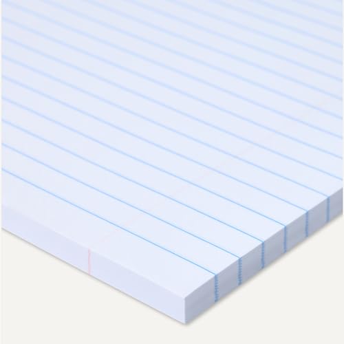 Amazon Basics Wide Ruled Loose Leaf Paper, 10.5" x 8", 100 Sheets, White, 6-Pack view 3