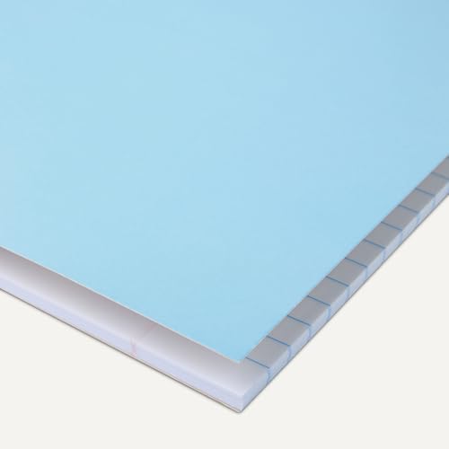 Amazon Basics Wide Ruled Spiral Notebook, For Work and School, 70 Sheets, 8" x 10.5", 3 pack, Assorted Pastel Solid Colors view 3