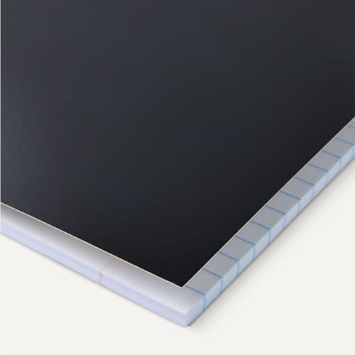 Amazon Basics Wide Ruled Spiral Notebook, For Work and School, 70 Sheets, 8" x 10.5", Assorted Solid Colors, 5 pack view 3