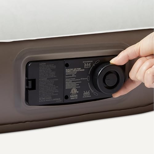Amazon Basics Inflatable Air Mattress Queen with Built-in Pump, 600lb Capacity view 3