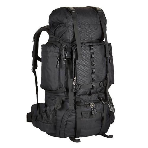 Amazon Basics Internal Frame Backpack, 75 Liters, Black