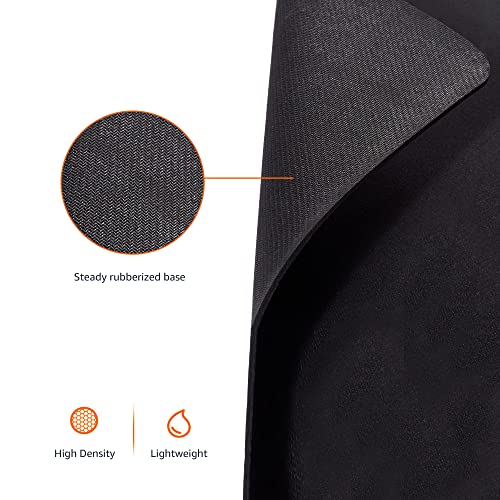 Amazon Basics Large Extended Computer Rectangular Mouse Pad, 16.7 x 35.7 inch, Black