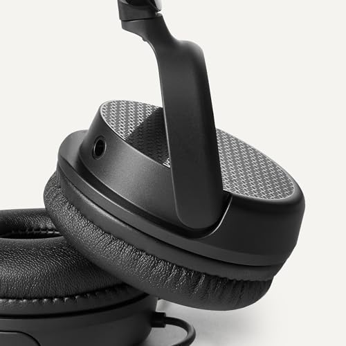 Amazon Basics On Ear Wired Computer Headset with Adjustable Microphone, 3.5mm Port or in-Line Control with USB-A Port, Foldable, Clear Sound, Small/Medium Size, Black view 3