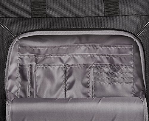 Amazon Basics Rolling Laptop Case, 15.6 in, Black