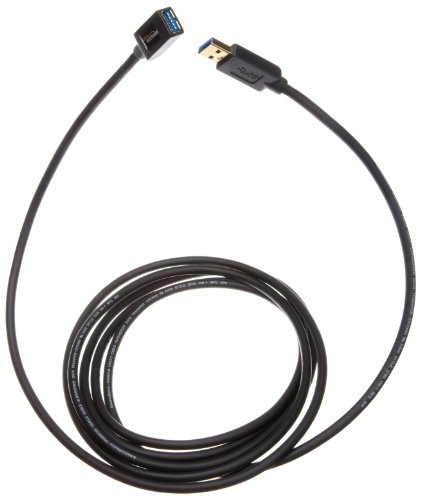 Amazon Basics USB 3.0 Extension Cable, 9.8-Foot High-Speed Data Transfer, Male to Female, 4.8Gbps, Gold-Plated Connectors, Shielded, 3 Meters, Black view 2