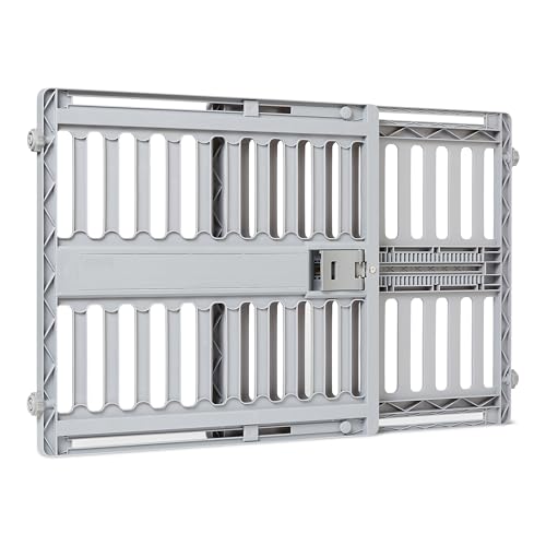 Amazon Basics Adjustable Wide 28.7–39.4", Dog Gates, Ideal for Small to Medium Breeds, and Senior Dogs, Dog Gates for Doorways and Stairs