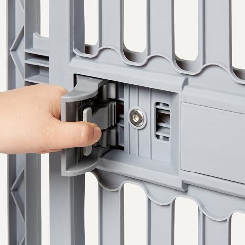 Amazon Basics Adjustable Wide 28.7–39.4", Dog Gates, Ideal for Small to Medium Breeds, and Senior Dogs, Dog Gates for Doorways and Stairs view 3