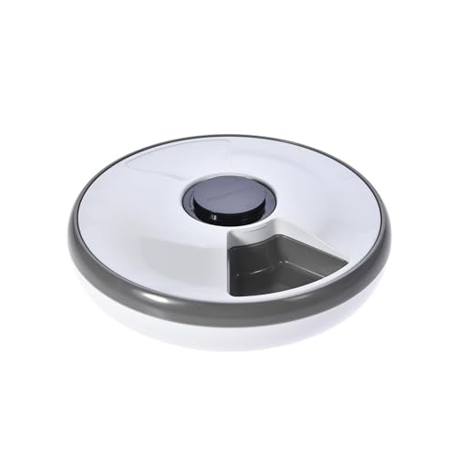 Amazon Basics Automatic Pet Feeder with Cooling Pack, 31.5 x 31.5 x 8.3cm, White